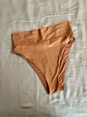 Aerie High Cut Cheeky Bikini Bottoms (M)